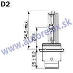 Autožiarovka výbojka D2R 35W P32d-3 GE