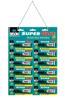 BISON Super Glue 3 gr. sekundové lepidlo