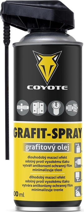 COYOTE grafitový spray 400 ml