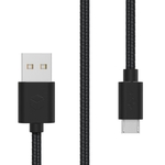 Kábel nabíjací USB - micro USB čierny 1,5 m